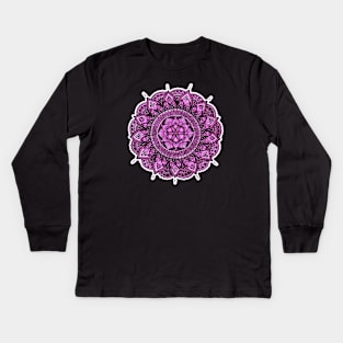 Mandala 1 Kids Long Sleeve T-Shirt